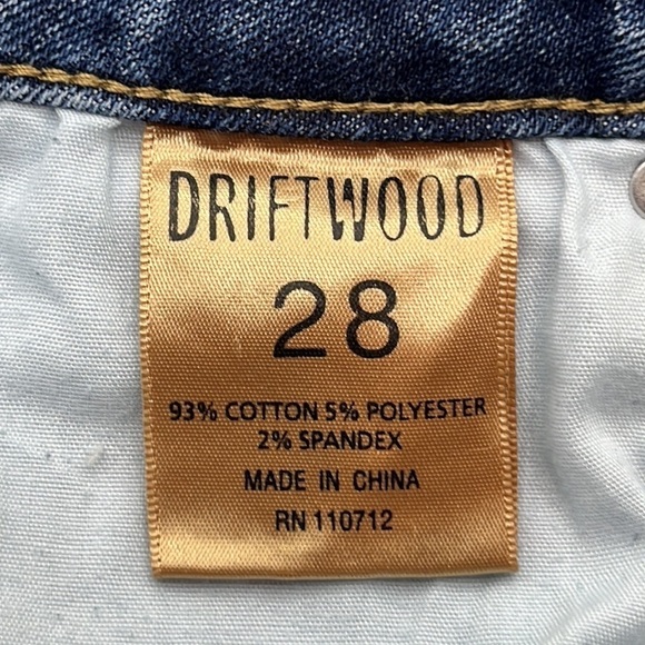 Driftwood Jackie Straight Leg High Rise Size 28 - Picture 9 of 16